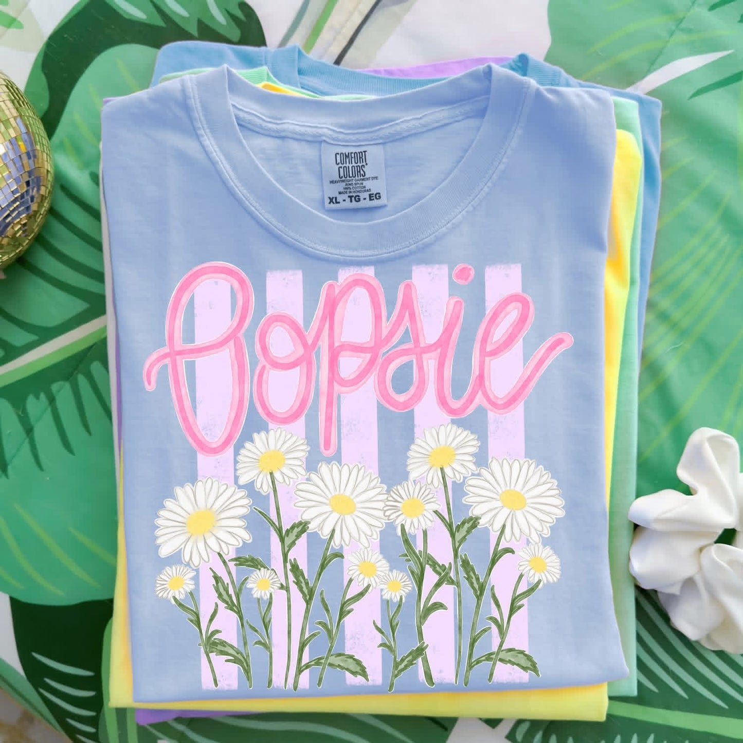 Printed oopsie daisy