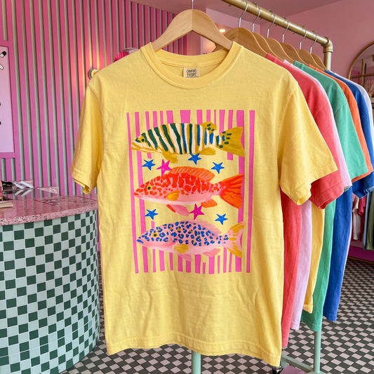 Printed trio fish
