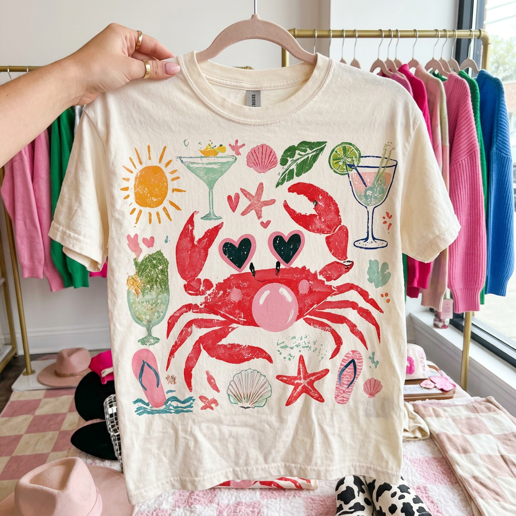 Printed crab bubblegum
