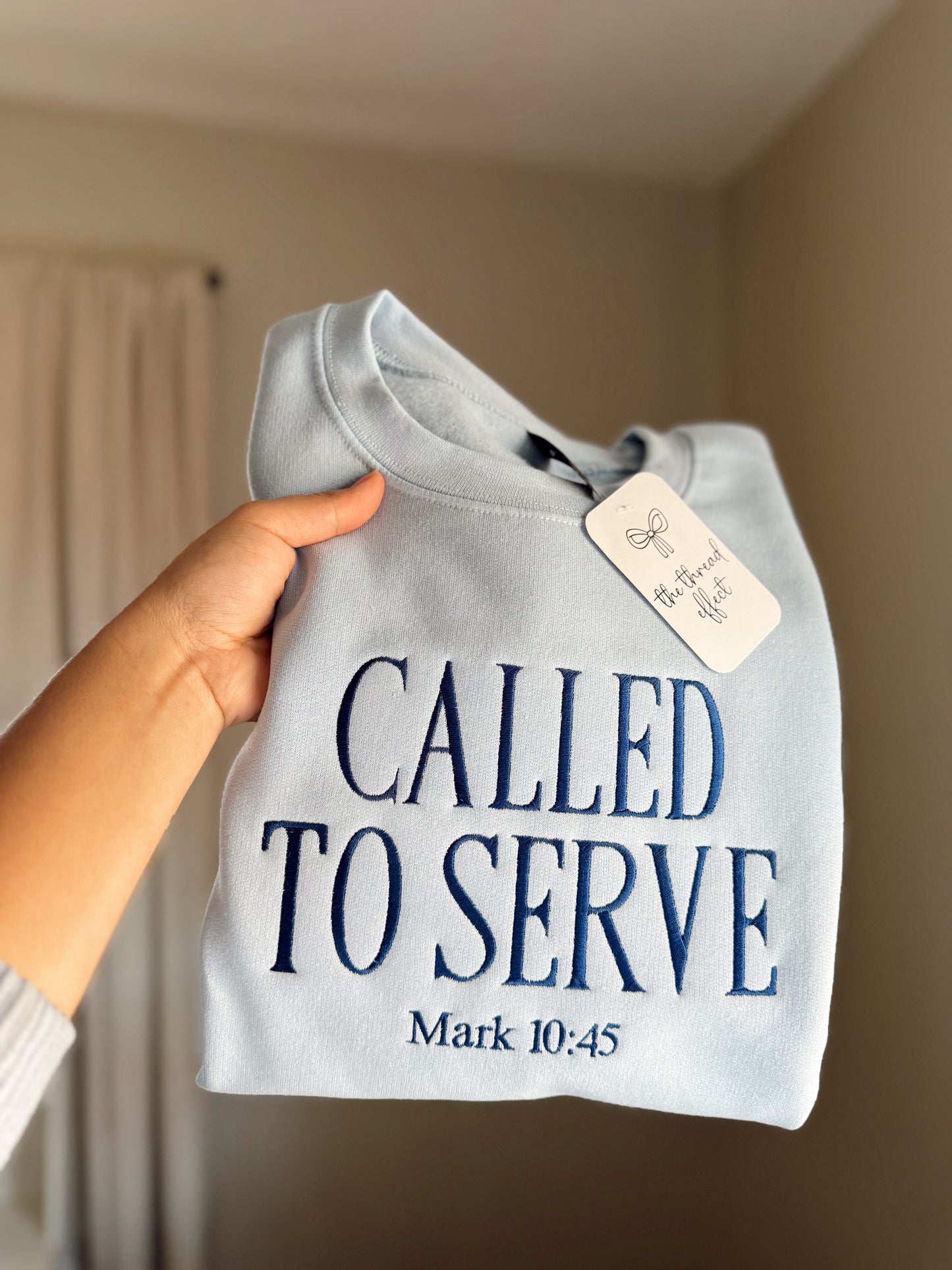 Embroidered called to serve
