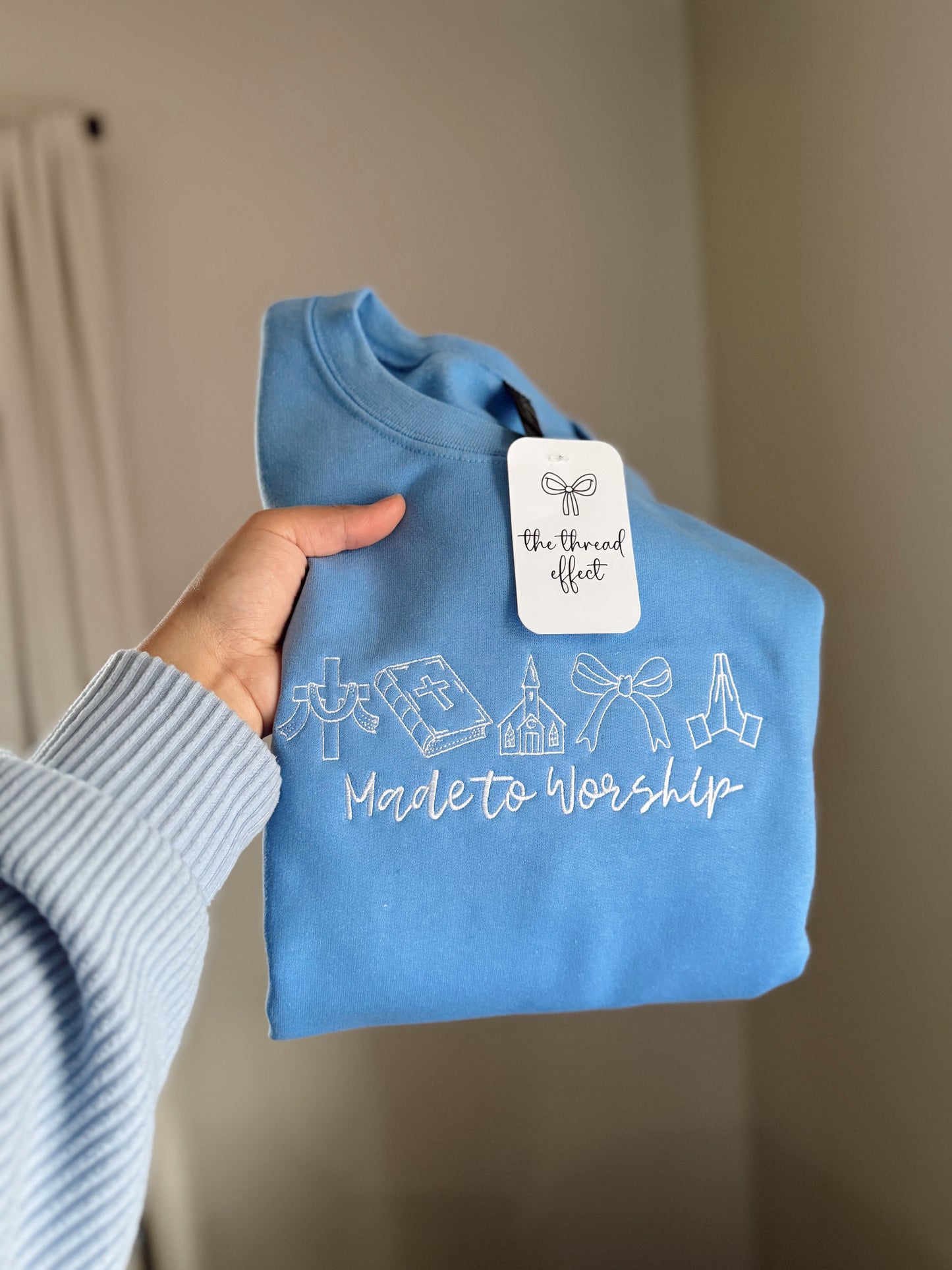Embroidered made to worship