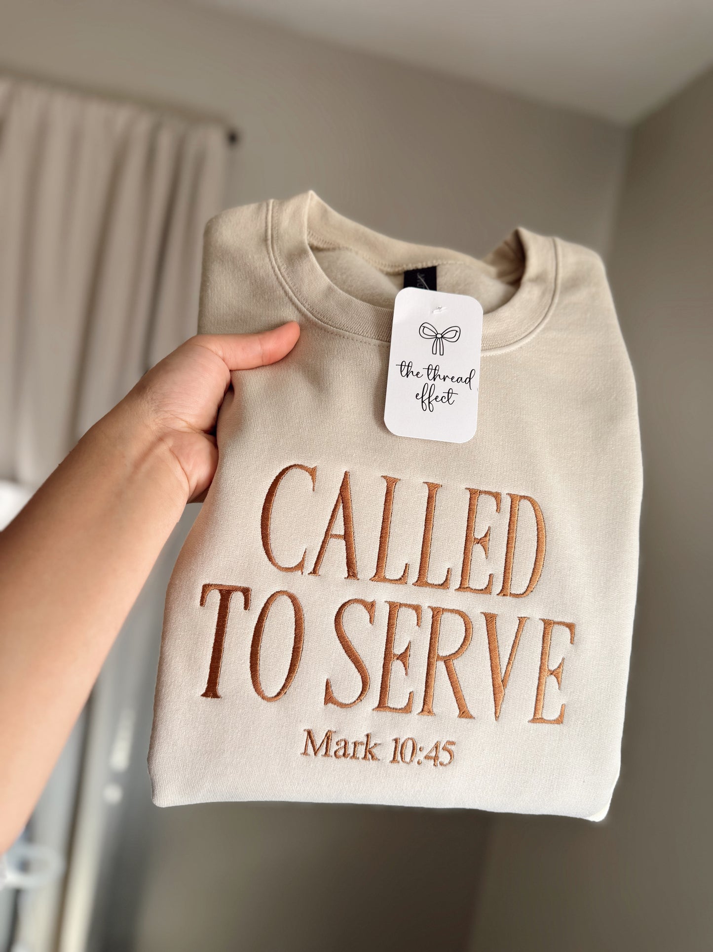 Embroidered called to serve