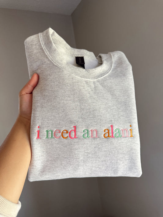 Embroidered drink