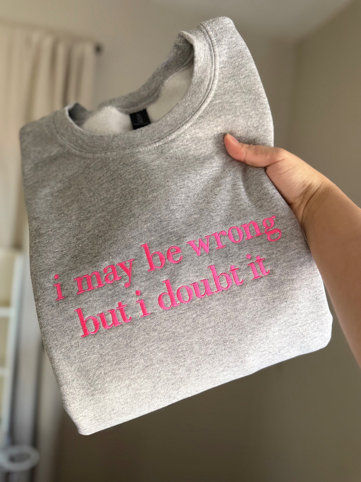 Embroidered I may be wrong but I doubt it