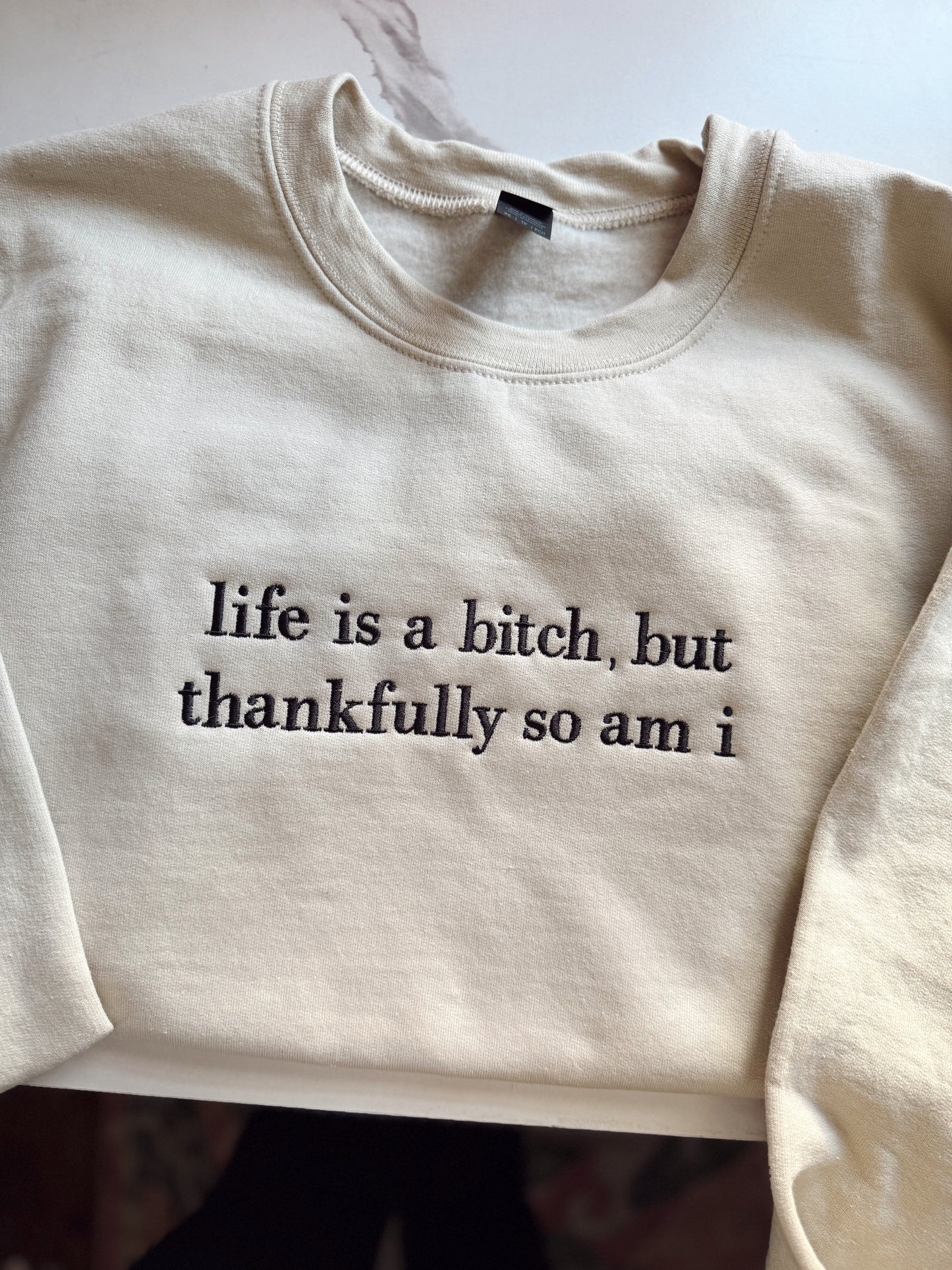 Embroidered life is a b*tch