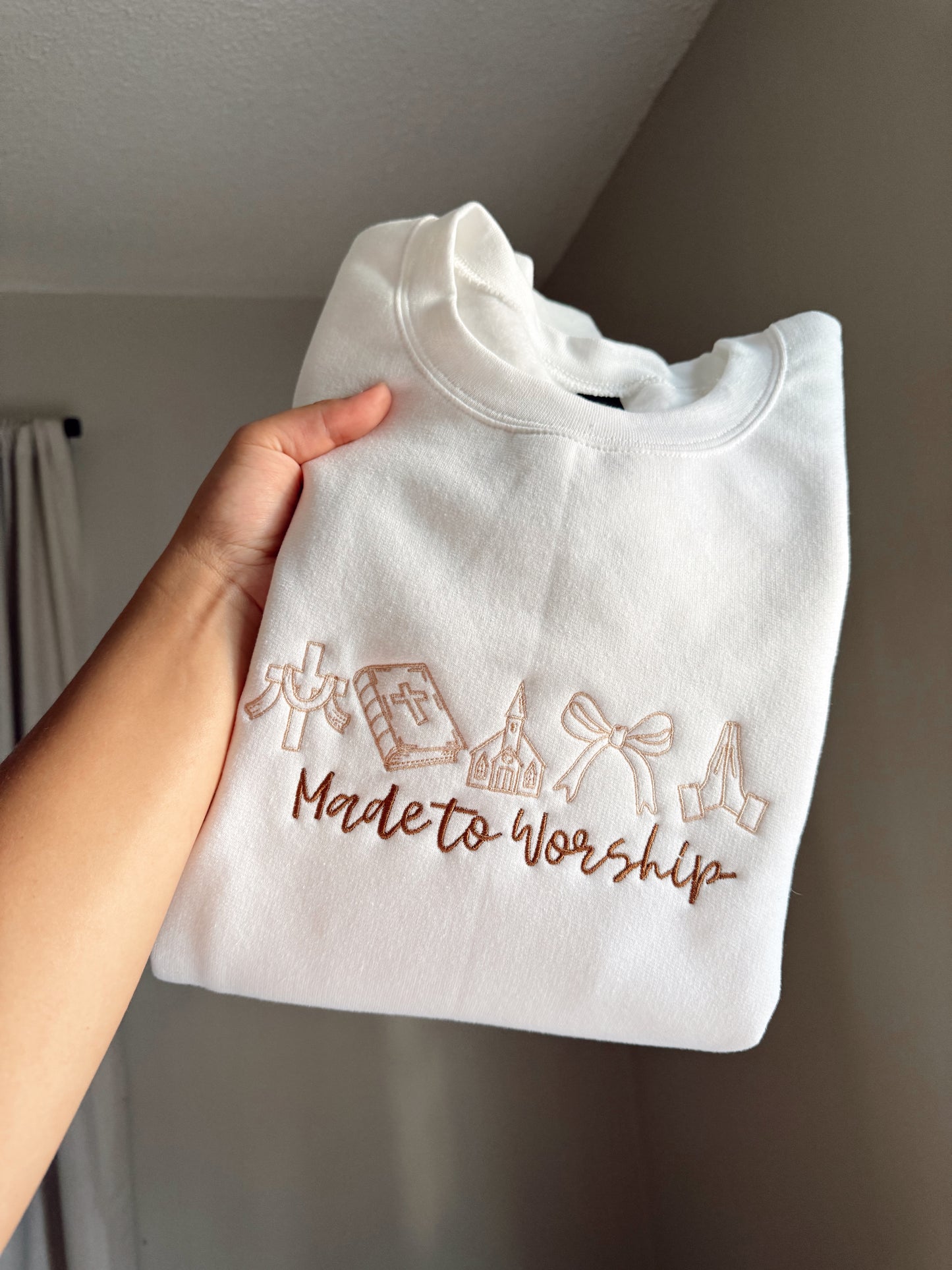 Embroidered made to worship