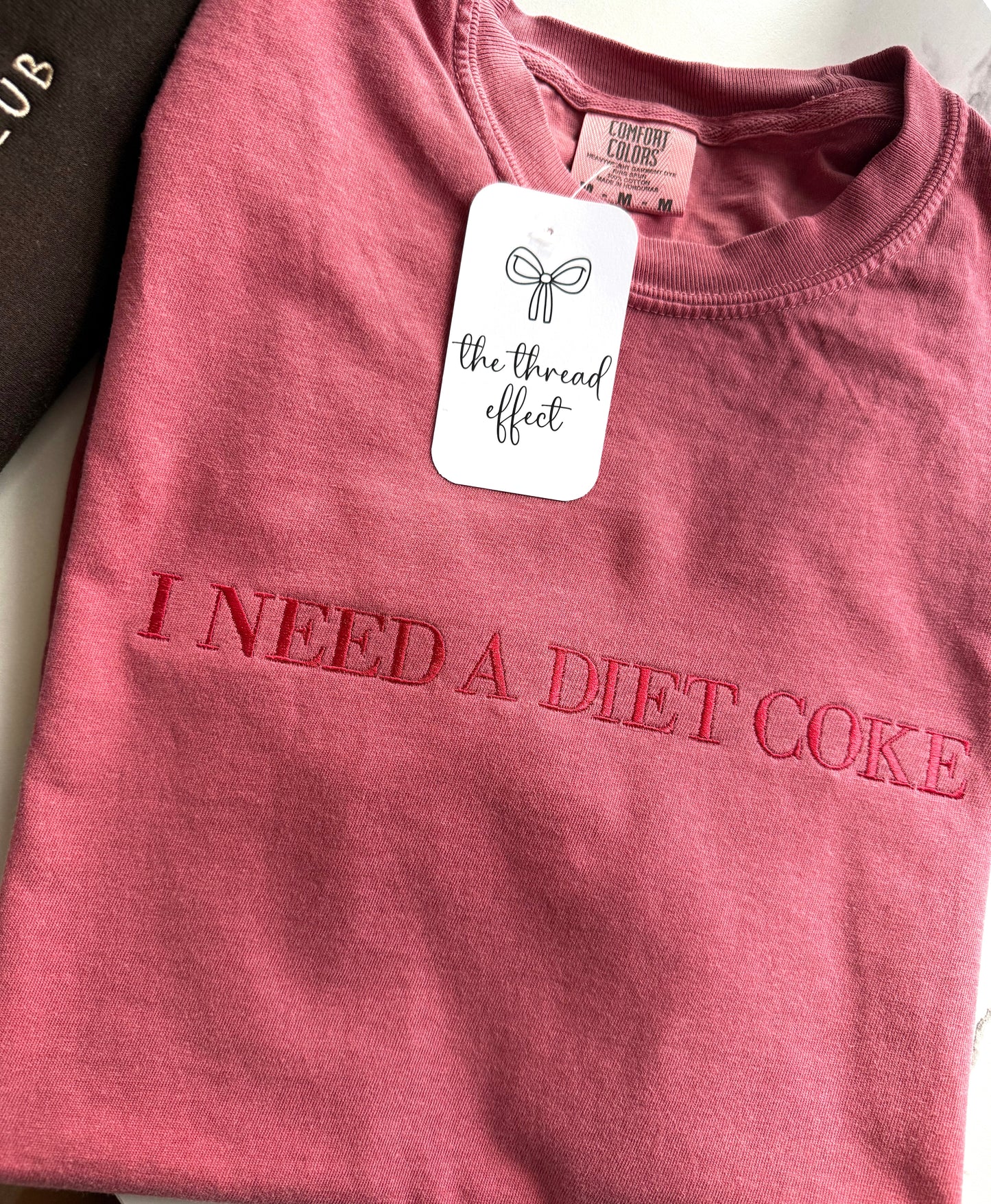 Embroidered drink