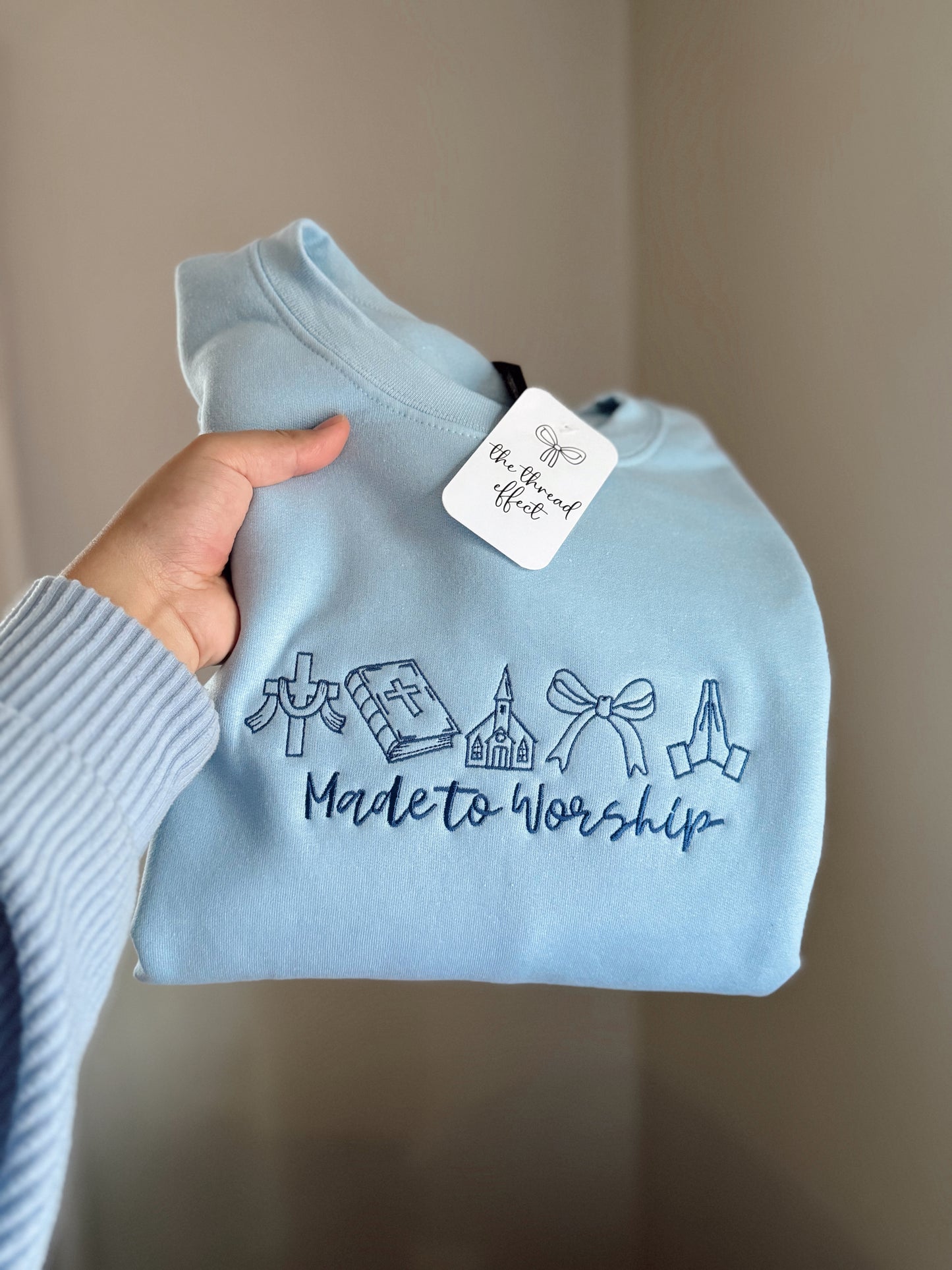 Embroidered made to worship