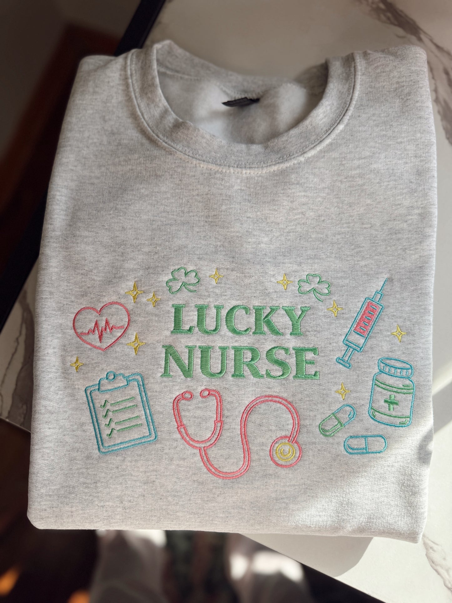 Embroidered Lucky