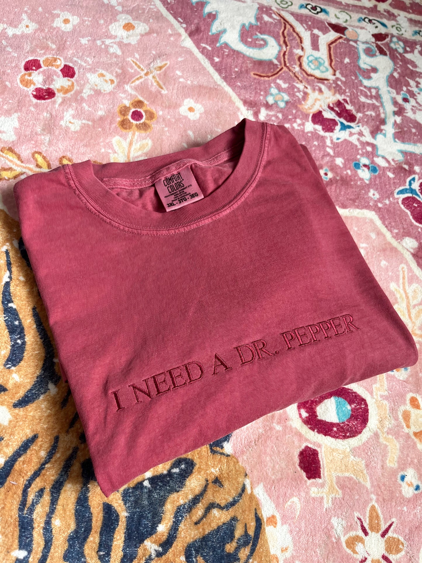 Embroidered drink