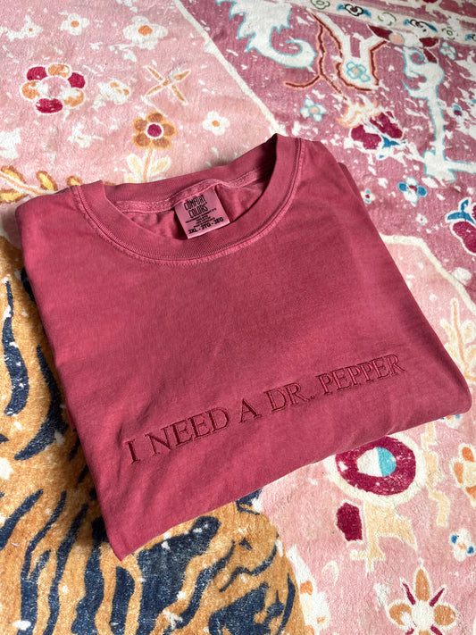 Embroidered drink