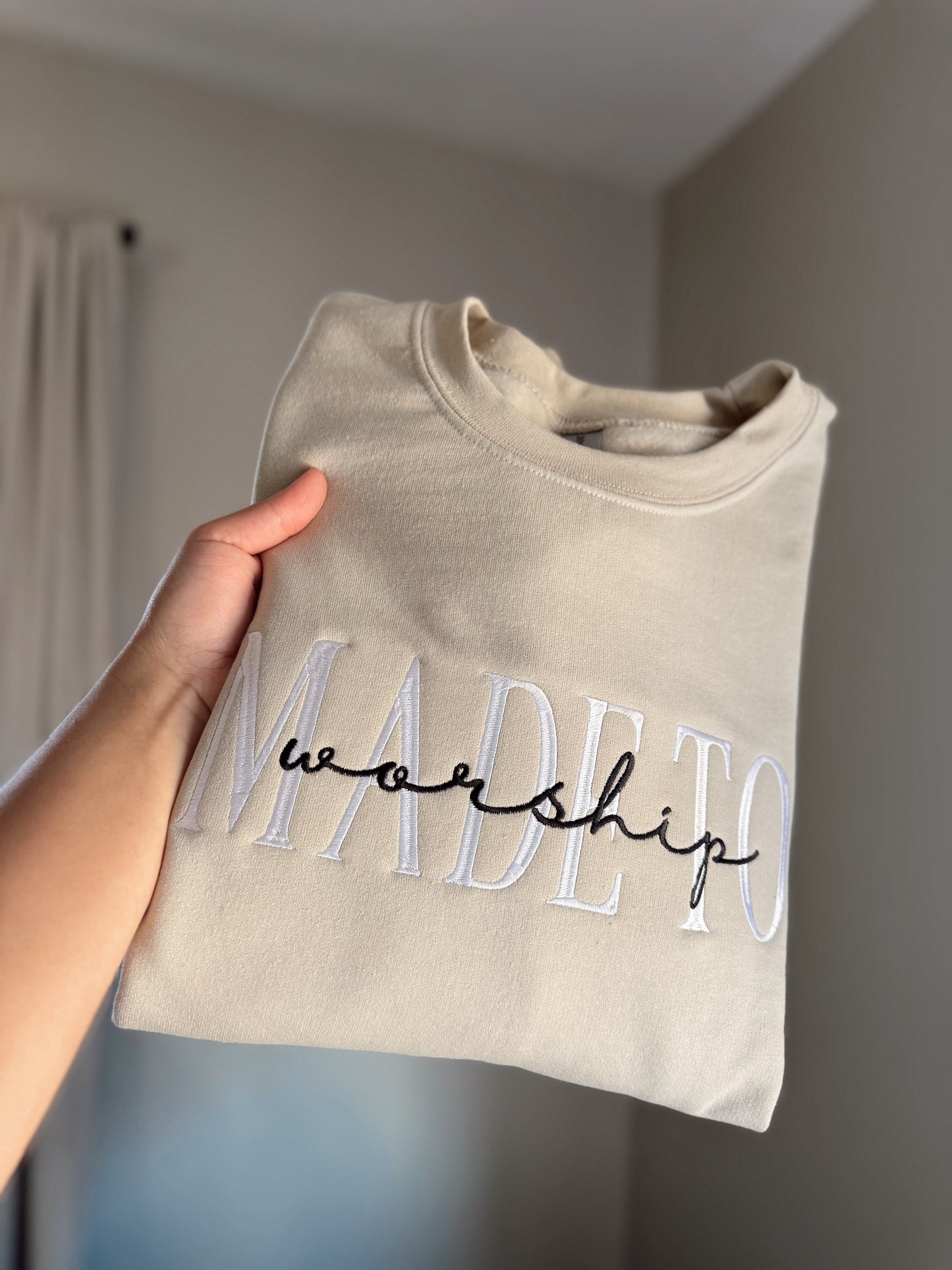 Embroidered made to worship