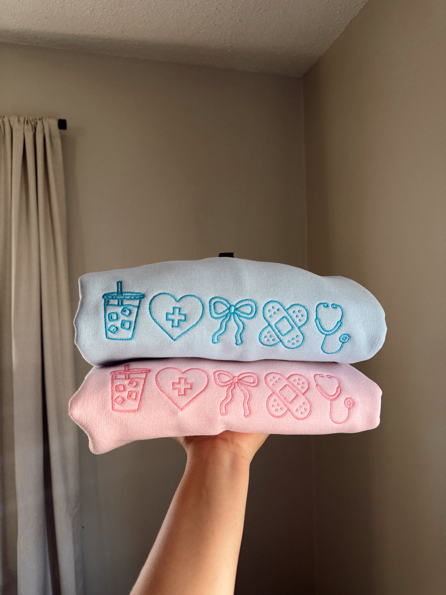 Embroidered healthcare
