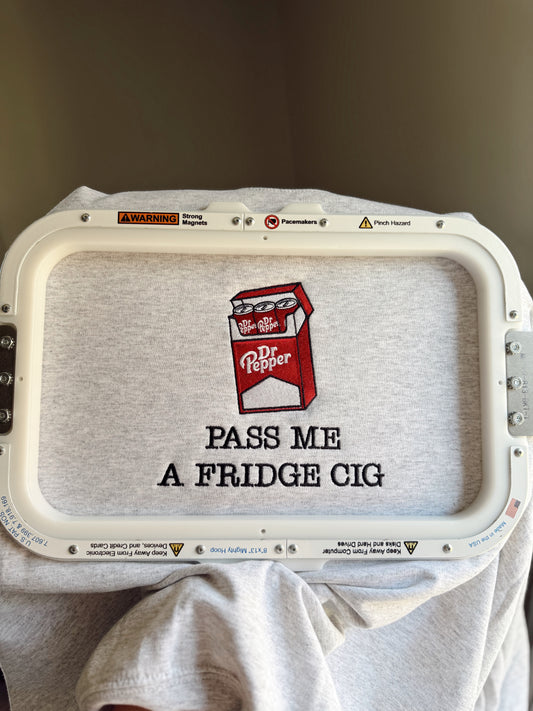 Embroidered DP fridge cig
