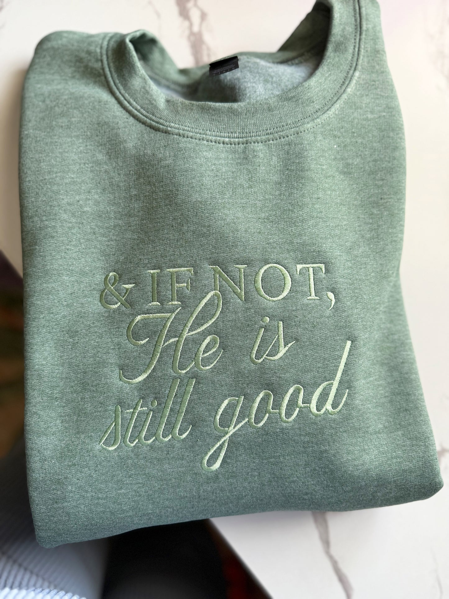 Embroidered & if not, he is still good